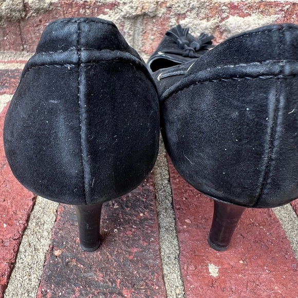 Brooks Brothers pointed toe kitten heels. Leather tassels: made in Italy 61/2 - Picture 6 of 11